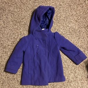 Jumping Beans Purple Pea Coat for Kids